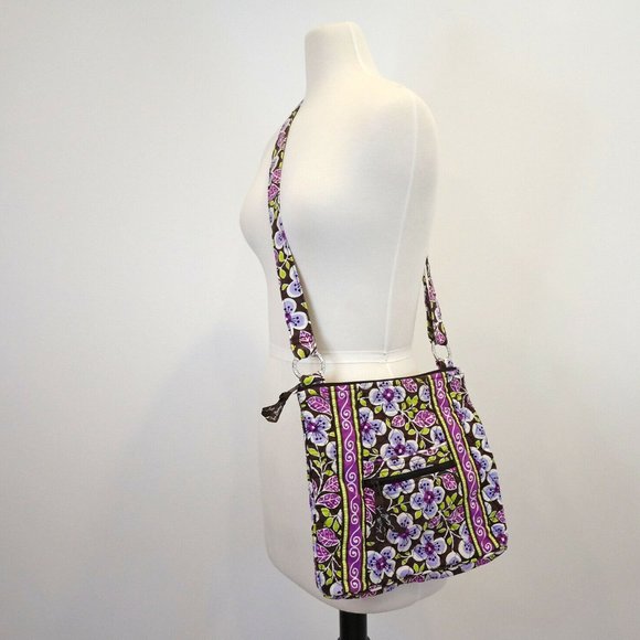 Vera Bradley - Hipster Purse - Plum Petals - Picture 2 of 9